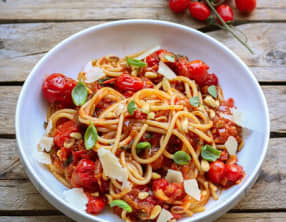 Spaghetti à la sauce tomate