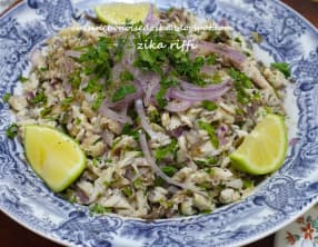 Salade de maquereau grillé