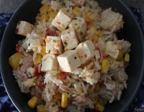 Salade de riz froide
