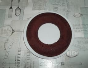 Gâteau au chocolat en couronne
