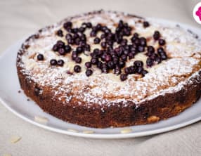 Moelleux aux amandes et myrtilles