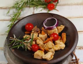 Escabèche de poulet au romarin