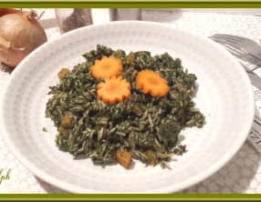 Riz aux épinards