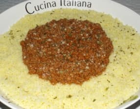Couscous à la bolognaise