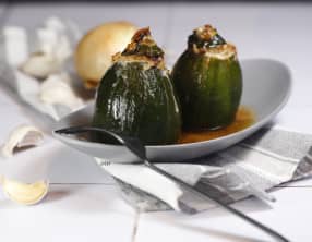 Courgettes farcies à la ricotta