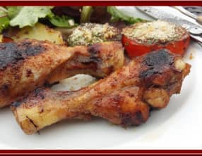 Pilons de dinde tandoori à la plancha