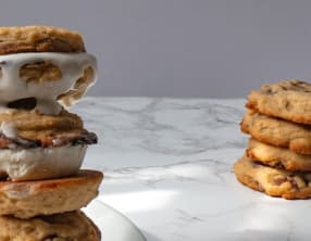 Sandwich sorbet coco