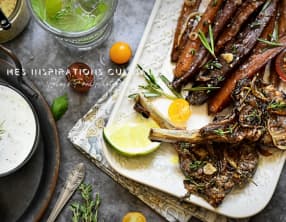 Côtelettes d'agneau au barbecue ou au four