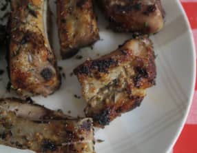 Ribs de porc aux épices Cajun, à la plancha