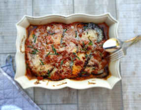 Aubergines à la parmigiana