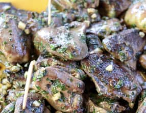 Cœur de canard à la plancha