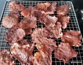 Chips de viande séchée au déshydrateur