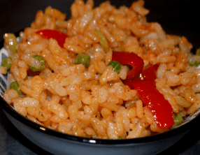 Salade de Riz Froide Aux petits pois