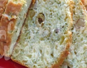 Cake au fromage et aux herbes