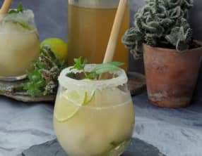 Granité menthe, verveine, citron vert