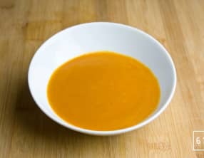 Soupe de carottes caramélisée