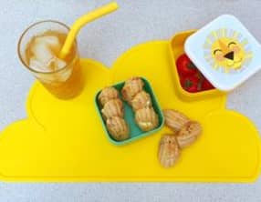 Madeleines à la Vache qui rit et au bacon