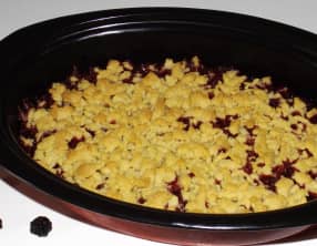 Crumble aux mûres