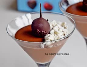 Crème au chocolat noir, sans farine et sans oeufs