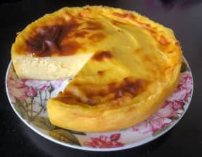 Flan pâtissier sans pâte