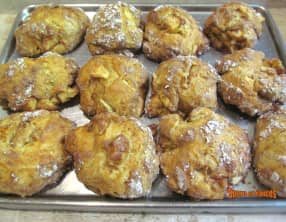 Biscuits rustiques pommes cannelle