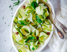 Salade de courgettes crues