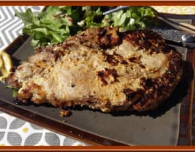 Côtes de porc à la moutarde au Barbecue