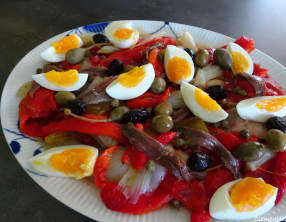 Salade de légumes grillés