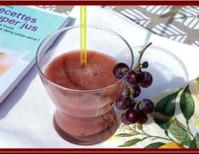 Jus de raisin et citron