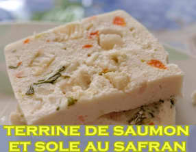Terrine de saumon et sole au safran