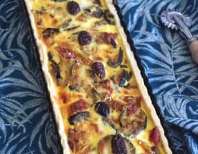 Tarte salée à la ratatouille