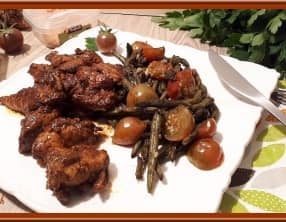 Poulet mariné au curcuma