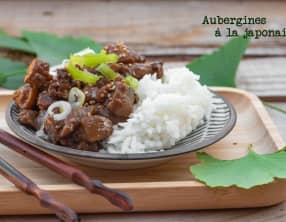 Aubergines à la japonaise