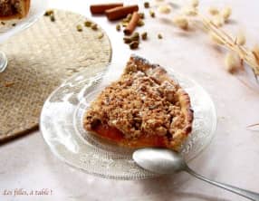 Tarte crumble aux prunes d’ente