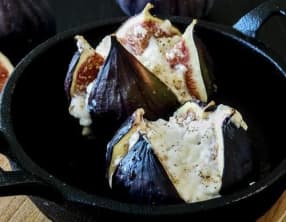Figues rôties au chèvre et miel