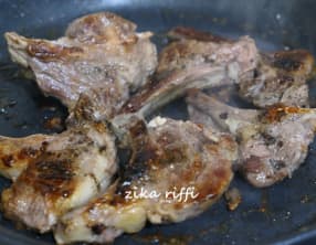 Côtelettes d'agneau à la plancha