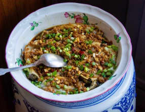 Aubergines fumées à la vietnamienne