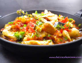 Aiguillettes de poulet aux légumes d’été