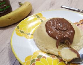 Bowlcake floraline, banane et Nutella