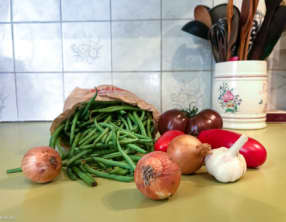 Haricots verts à la grecque