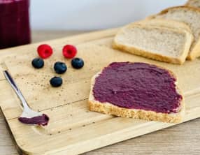 Tartinade bleuets et graines de chia