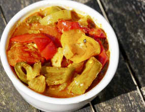 Piperade en cuisson douce