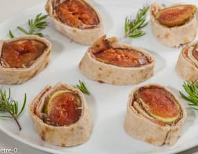 Piadina au speck et aux figues