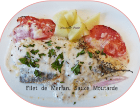 Filets de merlan sauce moutarde