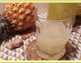 Jus d’ananas et de gingembre