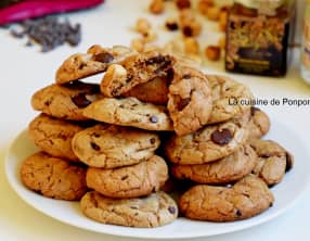 Cookie chocolat noisette et amlou à l'épeautre crème