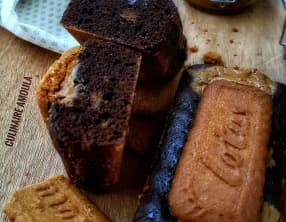 Brownie au chocolat et spéculoos