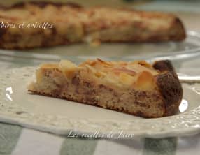 Gâteau poires noisettes