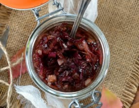 Confit d'oignon rouge