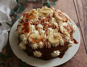 Gâteau façon banoffee